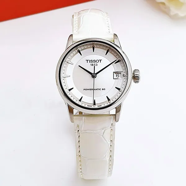 Đồng Hồ Nữ Tissot Luxury Powermatic 80 T086.207.16.111.00 Màu Trắng - Đồng hồ - Vua Hàng Hiệu