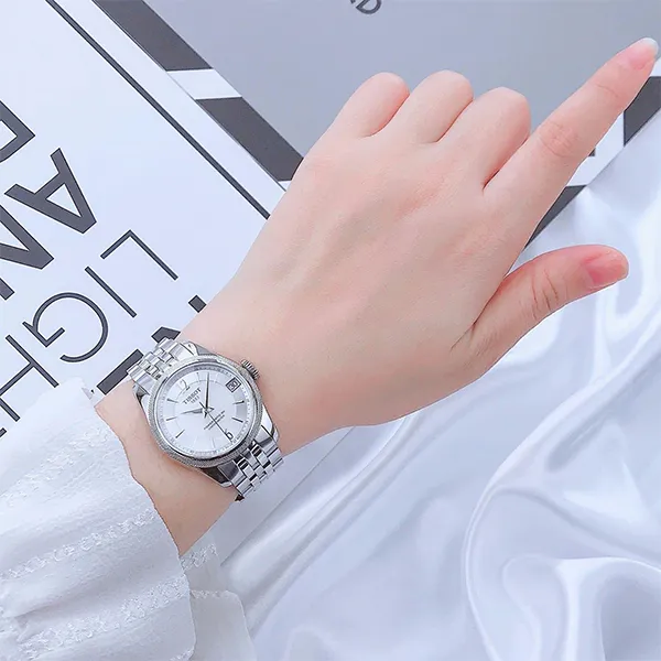Đồng Hồ Nữ Tissot T-Classic Ballade Powermatic T108.208.11.117.00 Màu Bạc - Đồng hồ - Vua Hàng Hiệu