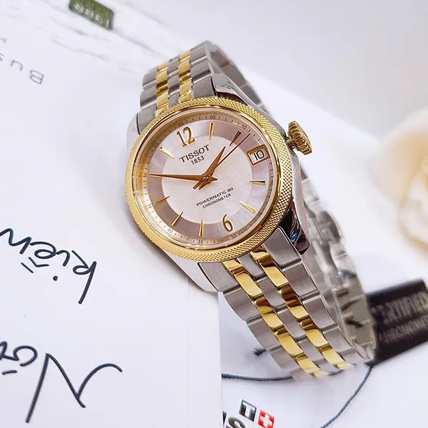 Đồng Hồ Nữ Tissot T-Classic Ballade Powermatic T108.208.22.117.00 Màu Bạc Vàng - Đồng hồ - Vua Hàng Hiệu