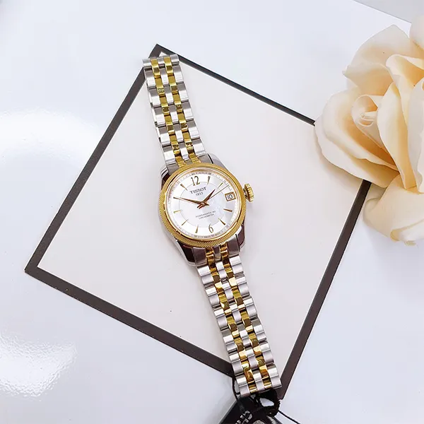 Đồng Hồ Nữ Tissot T-Classic Ballade Powermatic T108.208.22.117.00 Màu Bạc Vàng - Đồng hồ - Vua Hàng Hiệu