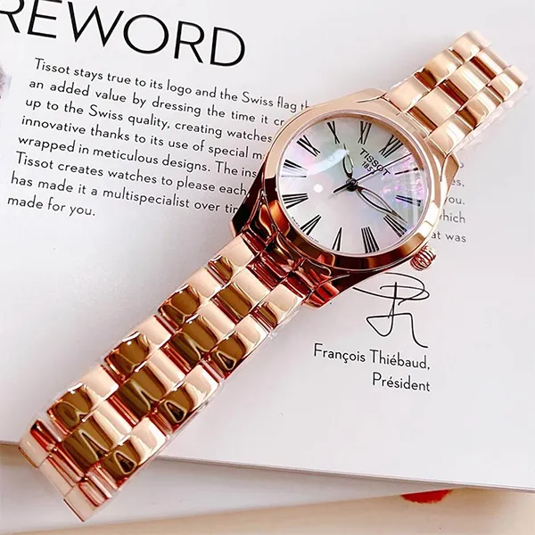 Đồng Hồ Nữ Tissot T-Wave T112.210.33.113.00 Màu Vàng Hồng