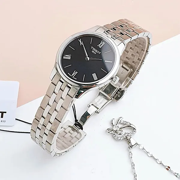 Đồng Hồ Nữ Tissot Tradition T063.209.11.058.00 Màu Bạc Đen - Đồng hồ - Vua Hàng Hiệu
