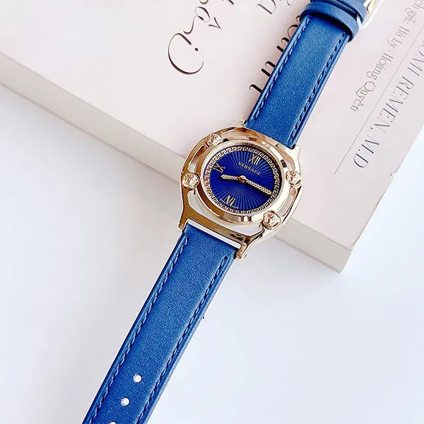 Đồng Hồ Nữ Versace Medusa Frame Watch VEVF00320 Màu Xanh Lam