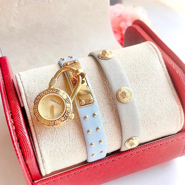 Đồng Hồ Nữ Versace Medusa Lock Icon 22mm VEDW00419 Màu Xanh Blue - Đồng hồ - Vua Hàng Hiệu
