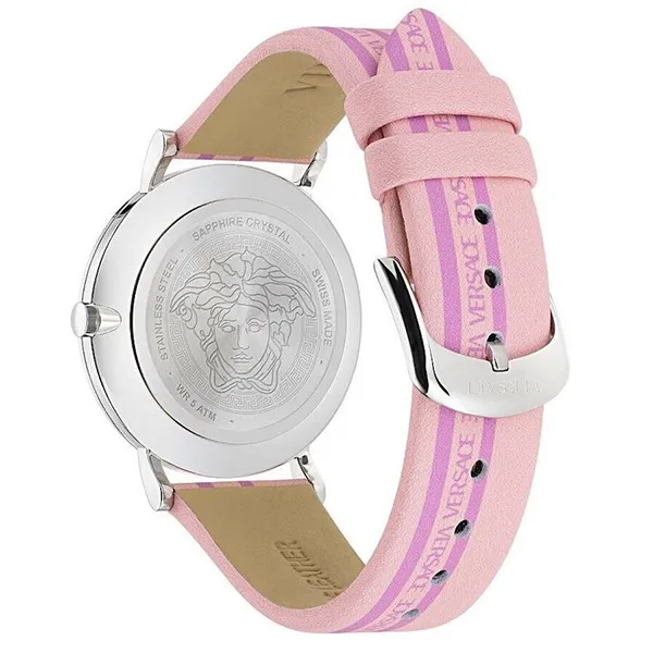 Đồng Hồ Nữ Versace New Generation Quartz Watch VE3M00122 Màu Hồng Tím