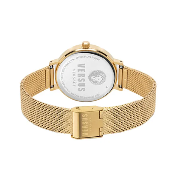 Đồng Hồ Nữ Versace Versus Gold Stainless Steel Mesh Strap Watch VSP1F1621 Màu Vàng Gold