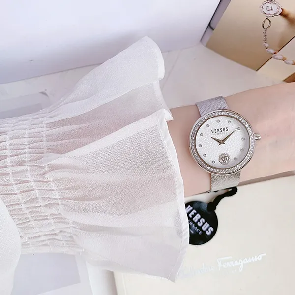 Đồng Hồ Nữ Versus Versace Lea Crystal Women's Watch VSPEN1420 Màu Bạc