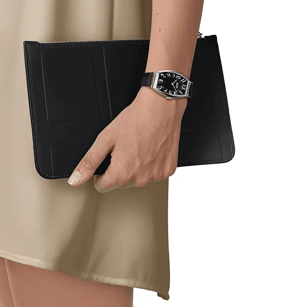 Đồng Hồ Nữ Tissot Heritage Porto T128.509.16.052.00 Màu Đen