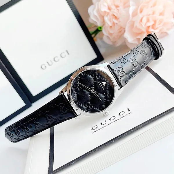 Đồng Hồ Unisex Gucci G-Timeless Black Watch YA1264031 Màu Đen - Đồng hồ - Vua Hàng Hiệu