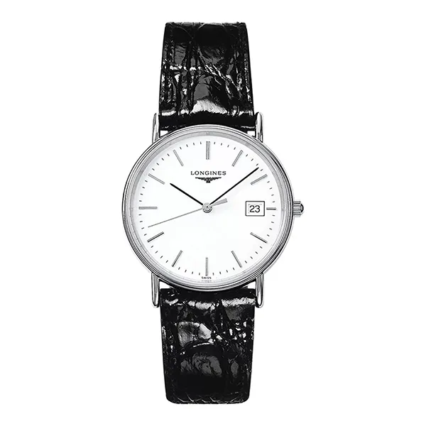 Đồng Hồ Unisex Longines Presence L4.720.4.12.2 Watch 34mm Màu Đen Bạc - Đồng hồ - Vua Hàng Hiệu