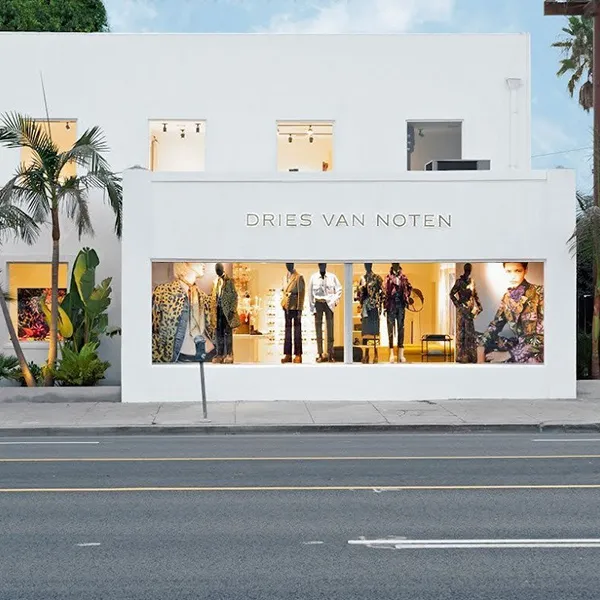 Kính Mát Unisex Dries Van Noten Linda Forrow DVN173 Màu Xám Đen