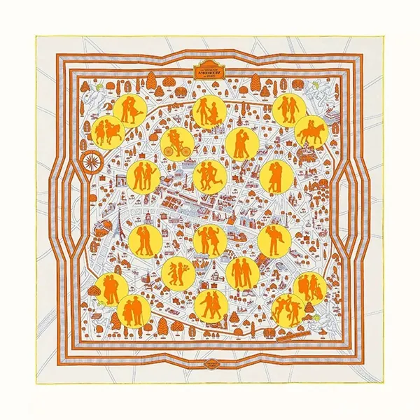 Khăn Hermès Scarves And Silk Accessories Phối Màu - Thời trang - Vua Hàng Hiệu