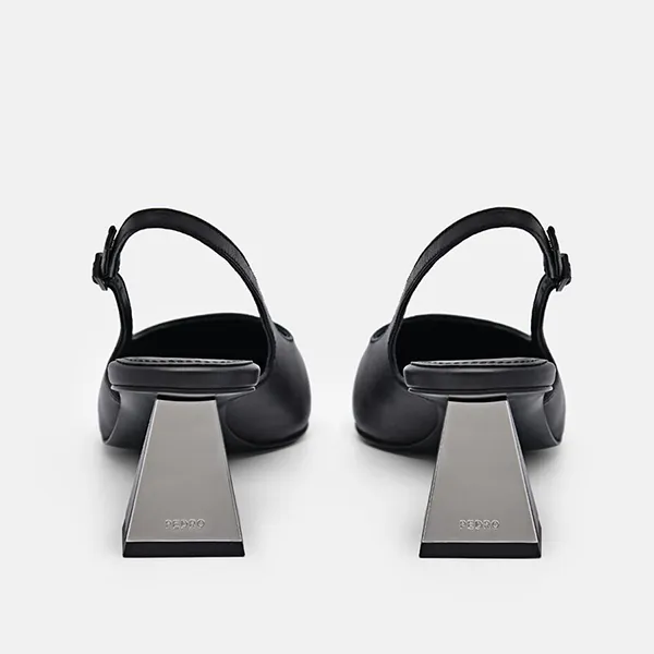 Giày Cao Gót Nữ Pedro Studio Aly Leather Pumps Black 26760066 Màu Đen Size 38