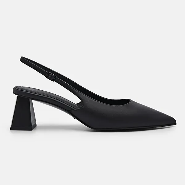 Giày Cao Gót Nữ Pedro Studio Aly Leather Pumps Black 26760066 Màu Đen Size 38