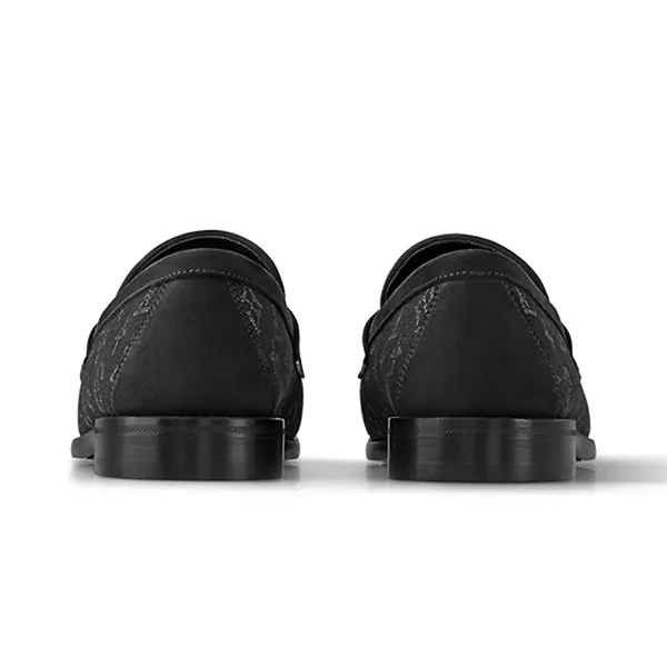 Giày Lười Nam Louis Vuitton LV Major Loafer 1AC5JT Màu Xám Đen