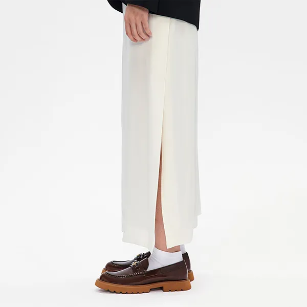 Giày Lười Nữ Pedro Icon Leather Loafers Dark Brown 66600012 Màu Nâu Đậm