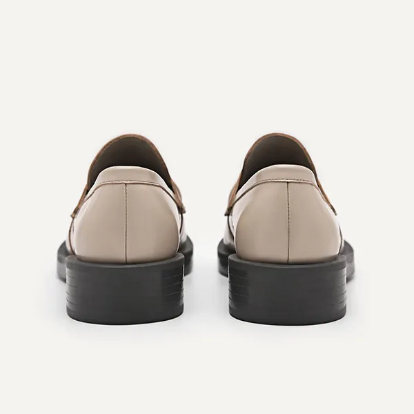 Giày Lười Nữ Pedro Icon Leather Loafers Taupe 66600007 Màu Kem - Giày - Vua Hàng Hiệu