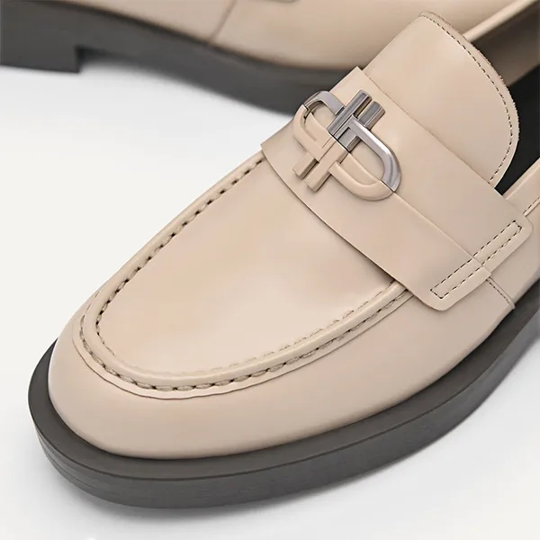Giày Lười Nữ Pedro Icon Leather Loafers Taupe 66600007 Màu Kem - Giày - Vua Hàng Hiệu