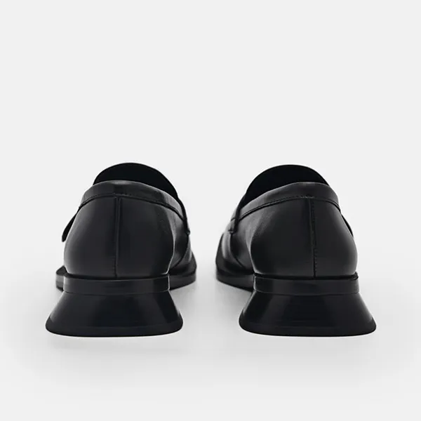Giày Lười Nữ Pedro Marion Leather Loafers Black PW1-66380019 Màu Đen Size 37 - Giày - Vua Hàng Hiệu