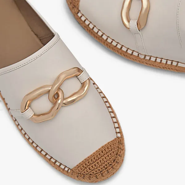 Giày Slip On Nữ Pedro May Slip-On Loafers PW1-65490189 Màu Kem