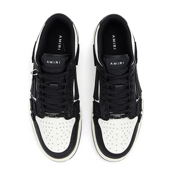 Giày Sneaker Nam Amiri Crystal Skeleton In Black MFS003001 Màu Đen Trắng Size 42 - Giày - Vua Hàng Hiệu