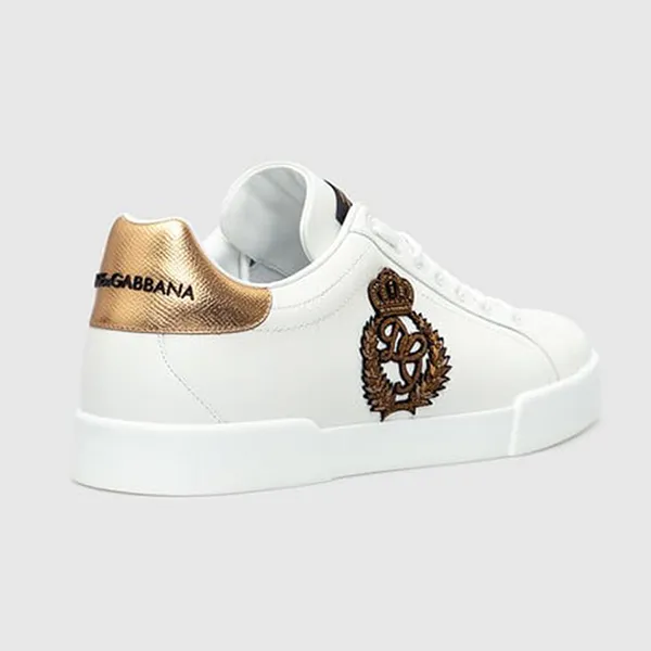 Giày Sneaker Nam Dolce & Gabbana D&G White Leather CS1761AH1368I047 Màu Trắng Size 5.5 - Giày - Vua Hàng Hiệu