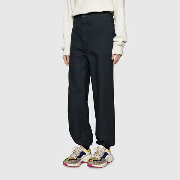 Giày Sneaker Nam Gucci Rhyton GG Supreme Canvas Beige Blue 619891-99WF0-4370 Phối Màu - Giày - Vua Hàng Hiệu
