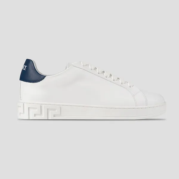 Giày Sneaker Nam Versace White With Blue Heel Printed 1006239 1A04263 2W300 Màu Trắng Size 41 - Giày - Vua Hàng Hiệu