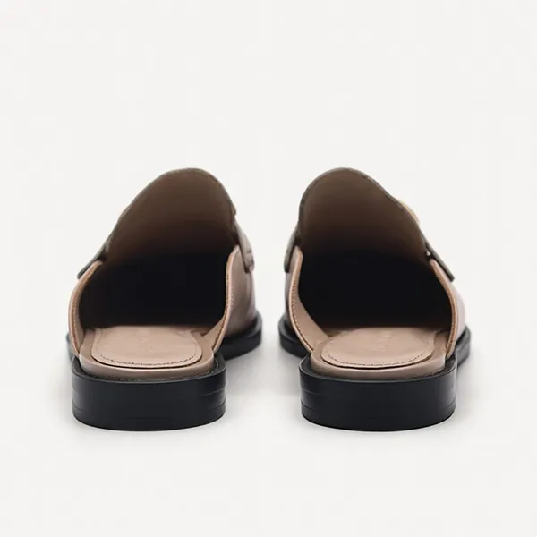 Giày Sục Nữ Pedro Studio Kate Leather Mules 66600010 Màu Nude