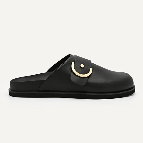 Giày Sục Nữ Pedro Yasmin Fabric Mules Black 66380010 Màu Đen - Giày - Vua Hàng Hiệu