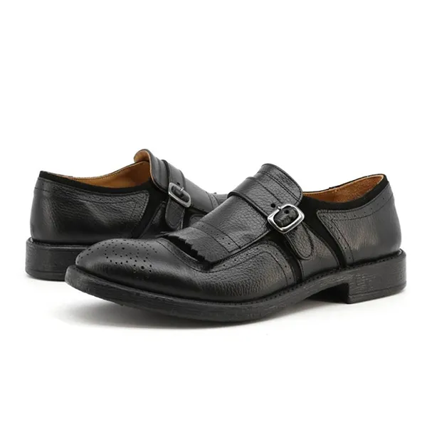 Giày Tây Nam Duca Di Morrone SAMUELE-VIT-CAM_NERO Màu Đen Size 42 - Giày - Vua Hàng Hiệu