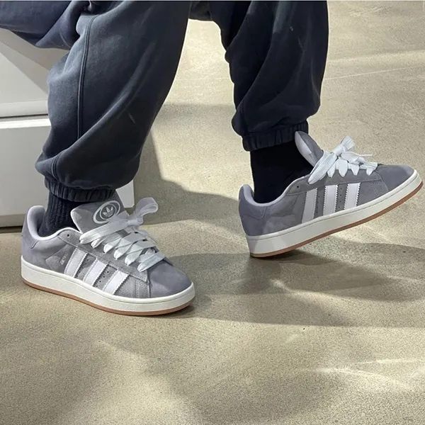 Giày Thể Thao Adidas Campus 00S HQ8707 Màu Xám Trắng Size 41 - Giày - Vua Hàng Hiệu