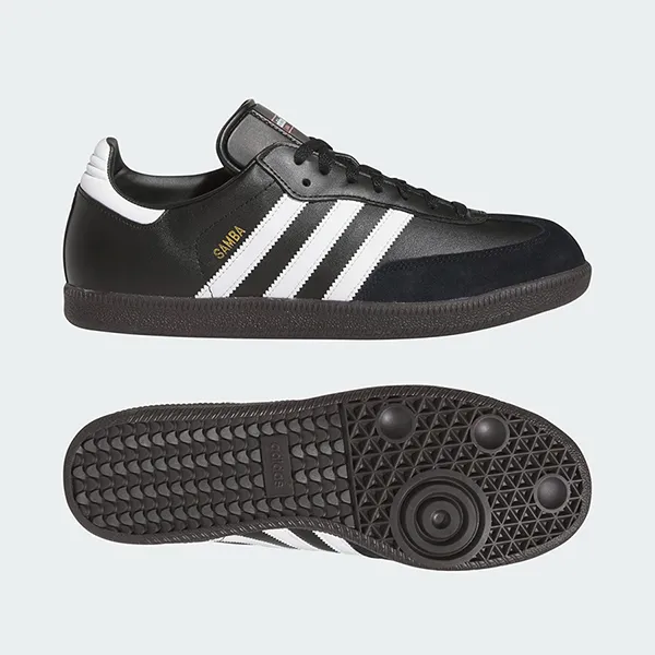 Giày Thể Thao Adidas Samba Leather Shoes 019000 Màu Đen Trắng - Giày - Vua Hàng Hiệu