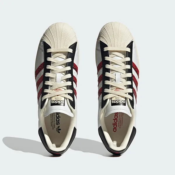 Giày Thể Thao Adidas Superstar FZ6477 Màu Be Trắng Size 42.5