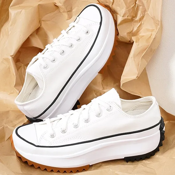 Giày Thể Thao Converse Run Star Hike Canvas Platform 168817 Màu Trắng