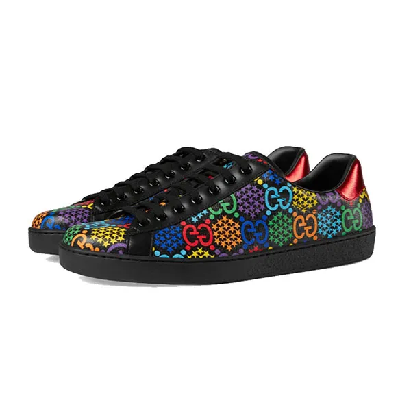 Giày Thể Thao Gucci Men’s GG Psychedelic Ace 610085 H2020 1110 Phối Màu Size 6