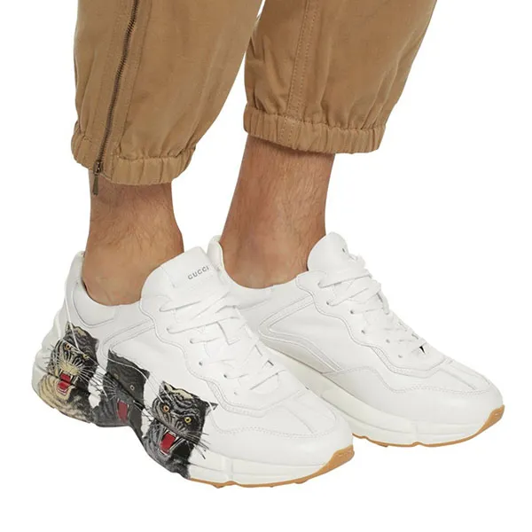 Giày Thể Thao Gucci Rhyton ‘Tigers’ 576050-DRW00-9014 Màu Trắng Size 7