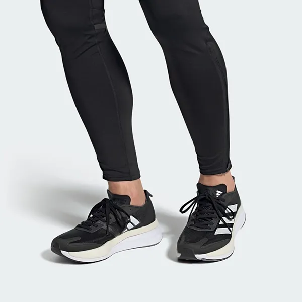 Giày Thể Thao Unisex Adidas Adizero Boston 11 Shoes GX6651 Màu Đen Trắng Size 43