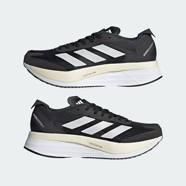 Giày Thể Thao Unisex Adidas Adizero Boston 11 Shoes GX6651 Màu Đen Trắng Size 43