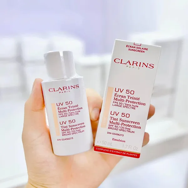 Kem Chống Nắng Clarins UV 50 Multi-Protection Tint Sunscreen SPF50 50ml - 3