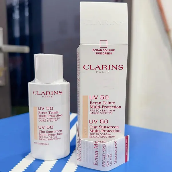 Kem Chống Nắng Clarins UV 50 Multi-Protection Tint Sunscreen SPF50 50ml - 1