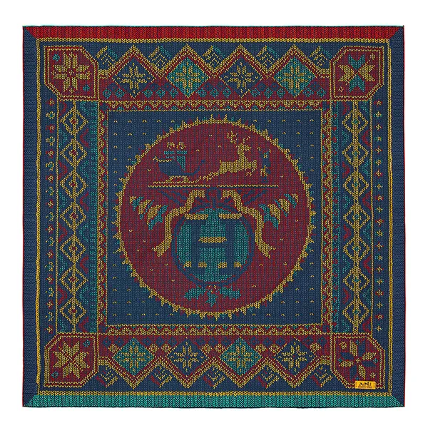 Khăn Hermès Scarf Carre90 Red MultiColor Phối Màu - Thời trang - Vua Hàng Hiệu