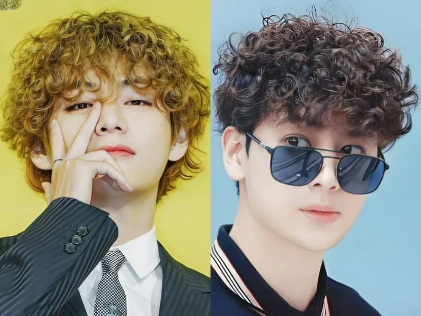 Những sao nam Hàn Quốc với kiểu tóc xoăn “mì tôm” điển trai | Tóc, Kiểu tóc,  Tóc xoăn
