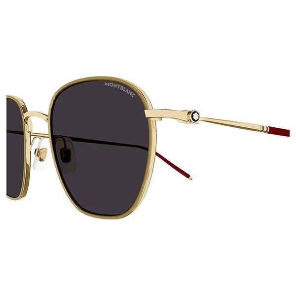 Kính Mát Nam Montblanc MB0160S 010 Sunglasses Màu Nâu Xám