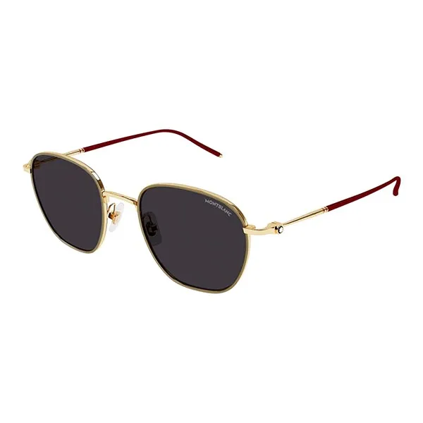 Kính Mát Nam Montblanc MB0160S 010 Sunglasses Màu Nâu Xám