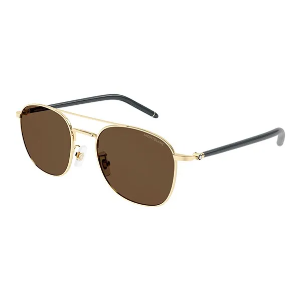 Kính Mát Nam Montblanc MB0271S 009 Sunglasses Màu Nâu Vàng