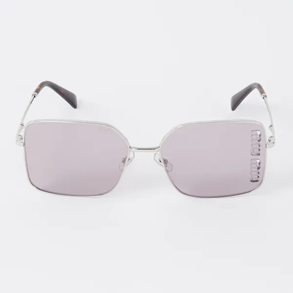 Kính Mát Nữ Miu Miu Sunglasses MU51Y 1BC-03V 2N Màu Bạc Tím