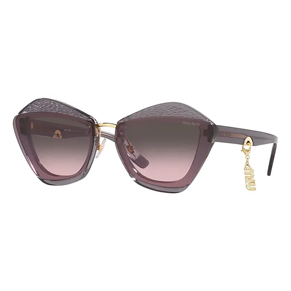 Kính Mát Nữ Miu Miu Sunglasses OMU 01XS 20146 67 Màu Nâu Xám