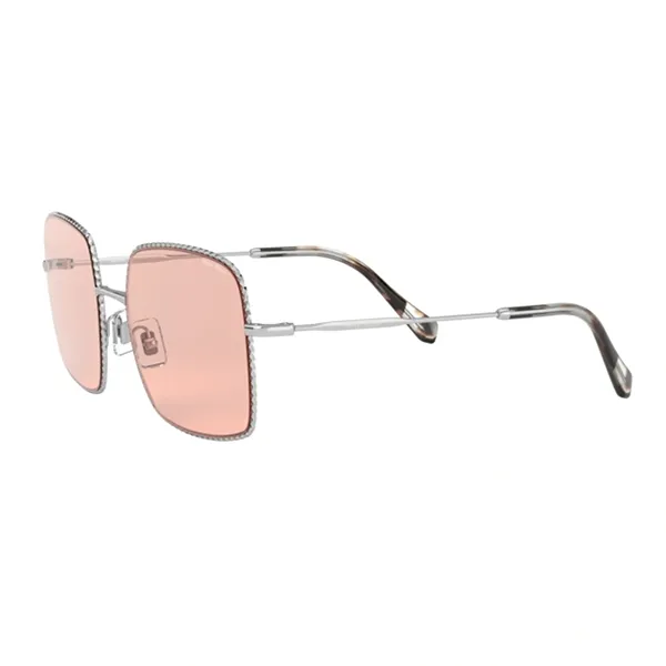Kính Mát Nữ Miu Miu Sunglasses OMU 61VS 1BC03F 56 Màu Bạc Hồng