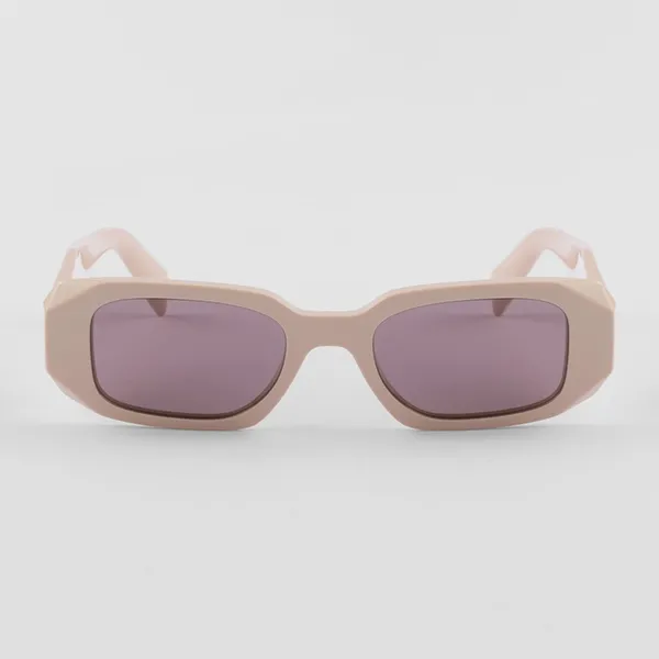 Kính Mát Nữ Prada Symbole Sunglasses SPR17W Màu Be - Kính mắt - Vua Hàng Hiệu
